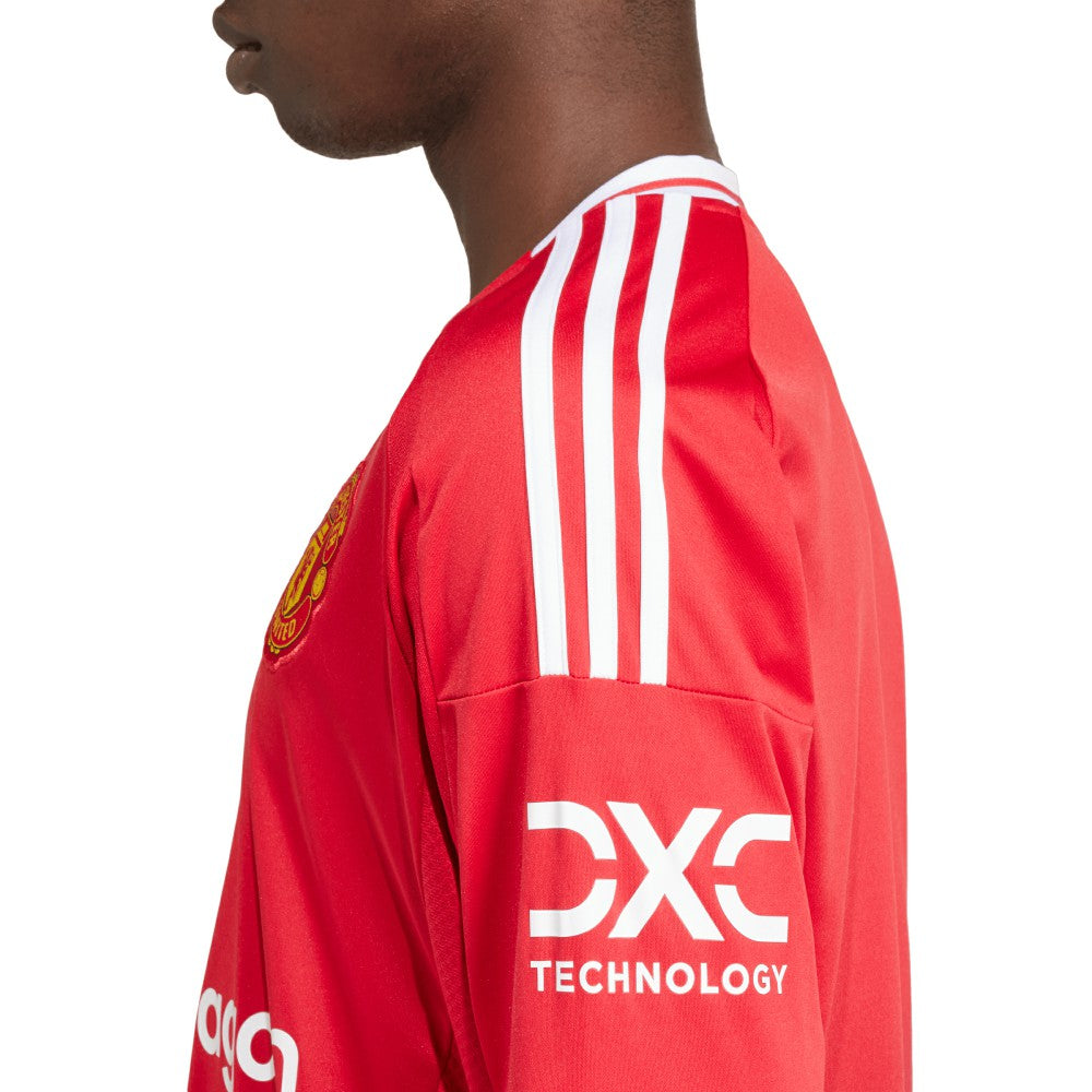Manchester United 2024/25 Home Long Sleeve Replica Jersey Red - Adidas sale