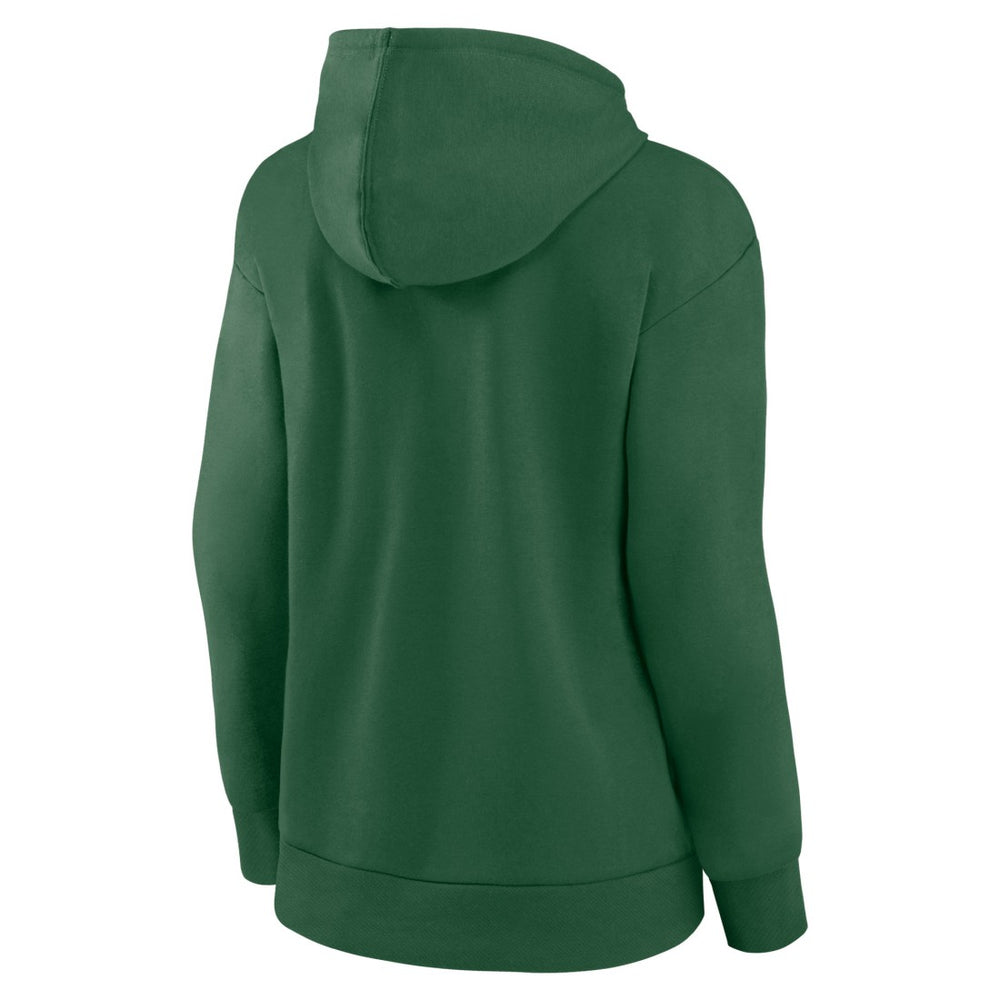New York Jets Women's Primary Logo Pullover Hoodie - Green Hoodies