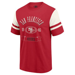 San Francisco 49ers Darius Rucker Collection Football T-Shirt - Scarlet T-shirts