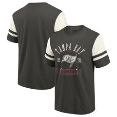 Tampa Bay Buccaneers Darius Rucker Collection Football T-Shirt - Pewter T-shirts