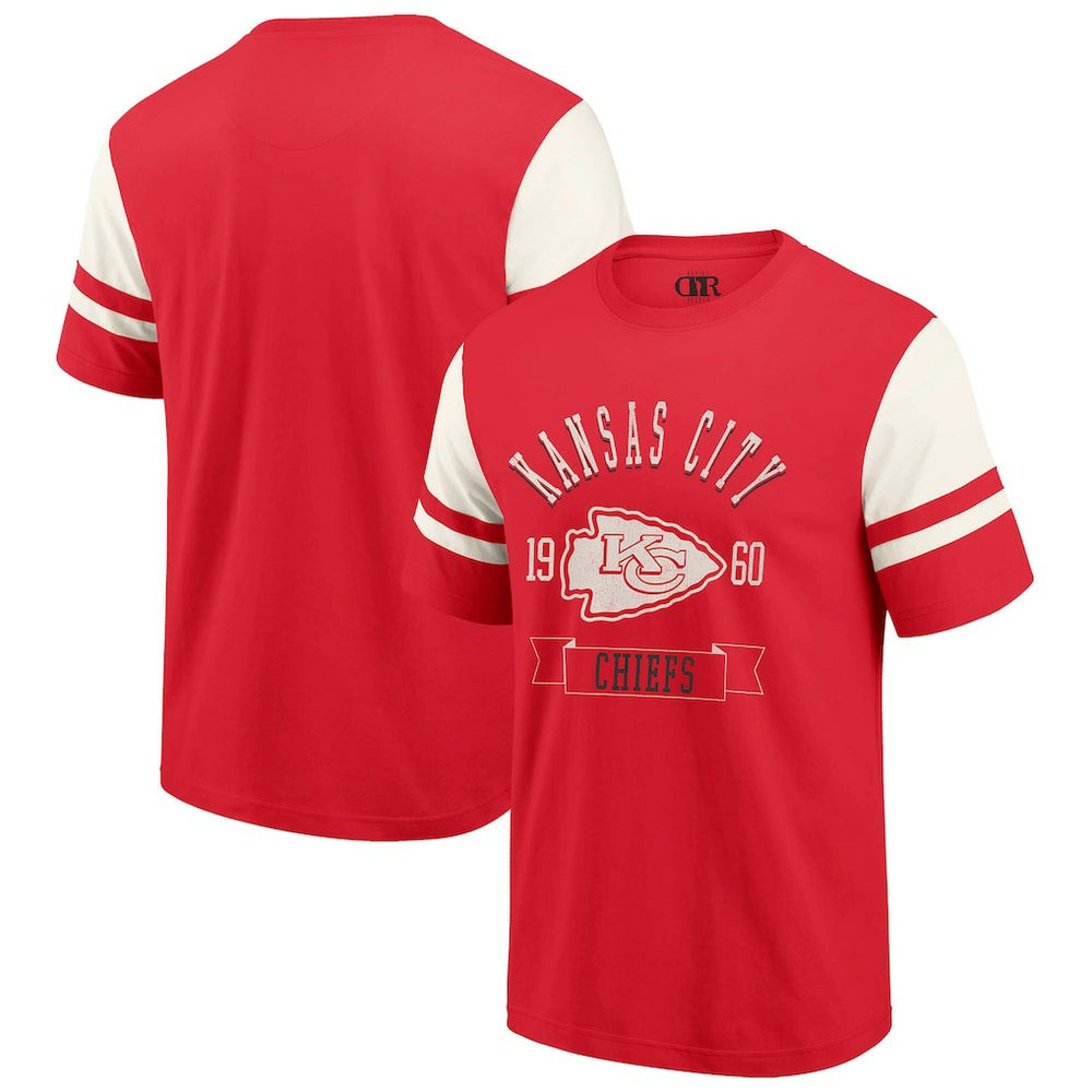 Kansas City Chiefs Darius Rucker Collection Football T-Shirt - Red T-shirts