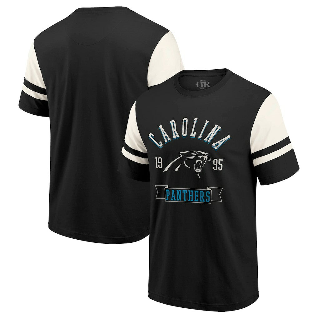 Carolina Panthers Darius Rucker Collection Football T-Shirt - Black T-shirts