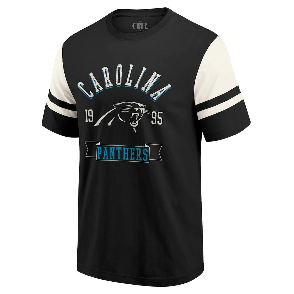 Carolina Panthers Darius Rucker Collection Football T-Shirt - Black T-shirts