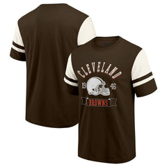 Cleveland Browns Darius Rucker Collection Football T-Shirt - Brown T-shirts