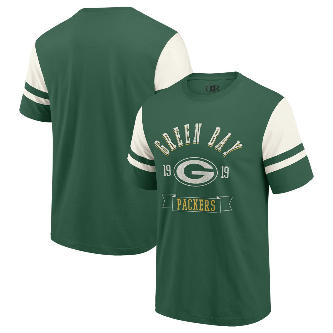 Green Bay Packers Darius Rucker Collection Football T-Shirt - Green T-shirts