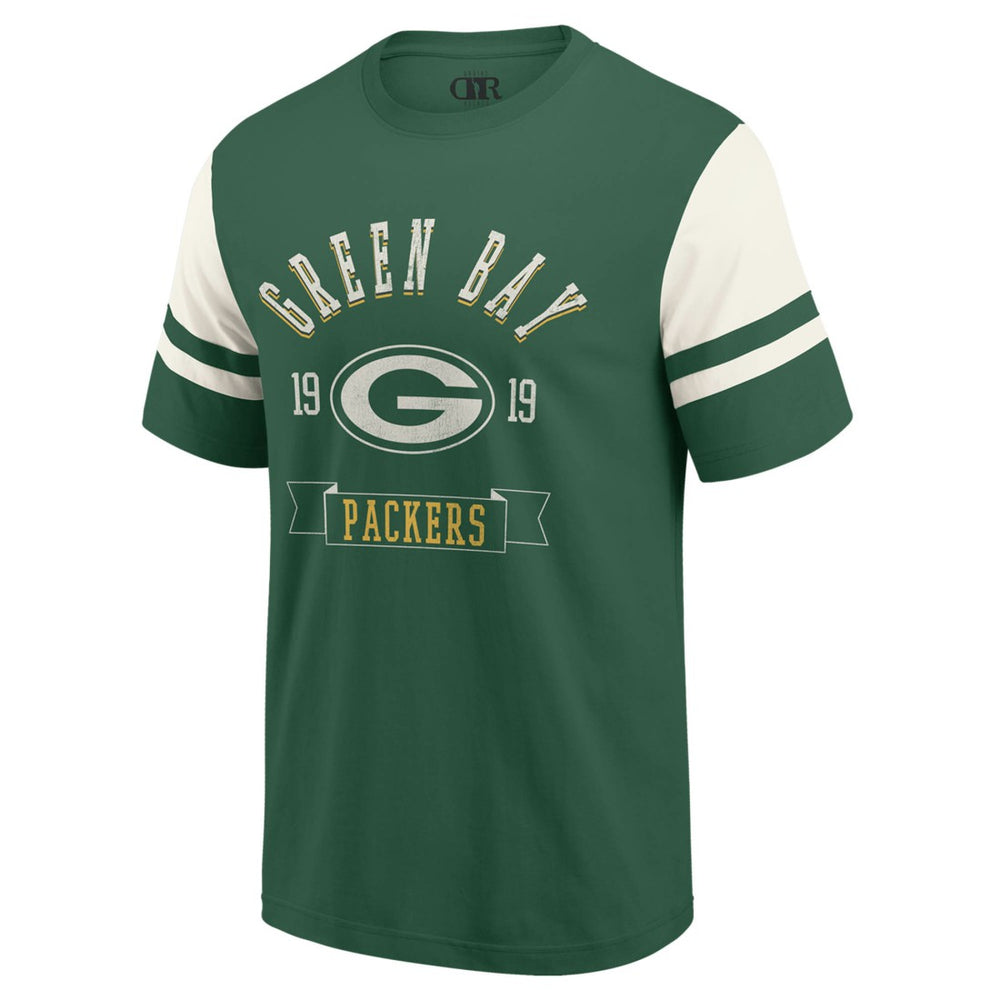Green Bay Packers Darius Rucker Collection Football T-Shirt - Green T-shirts
