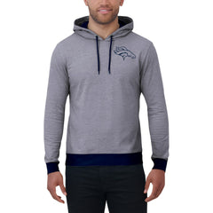 Denver Broncos Darius Rucker Collection Tonal Knit Pullover Hoodie - Navy Hoodies