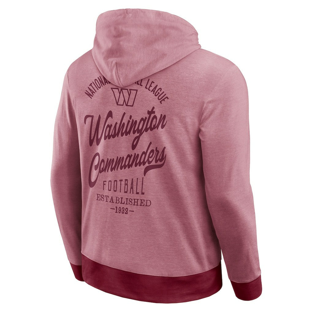 Washington Commanders Darius Rucker Collection Tonal Knit Pullover Hoodie - Burgundy Hoodies