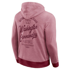 Washington Commanders Darius Rucker Collection Tonal Knit Pullover Hoodie - Burgundy Hoodies