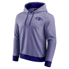 Baltimore Ravens Darius Rucker Collection Tonal Knit Pullover Hoodie - Purple Hoodies