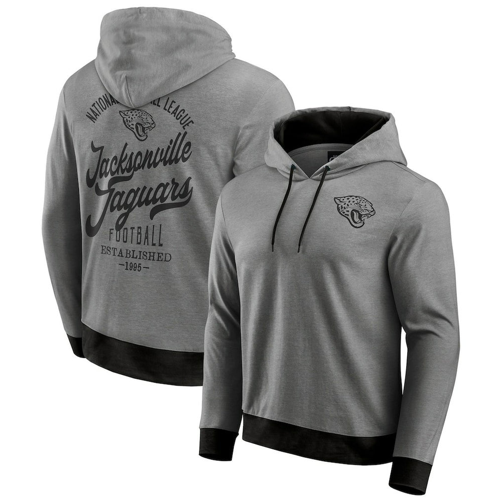 Jacksonville Jaguars Darius Rucker Collection Tonal Knit Pullover Hoodie - Black Hoodies