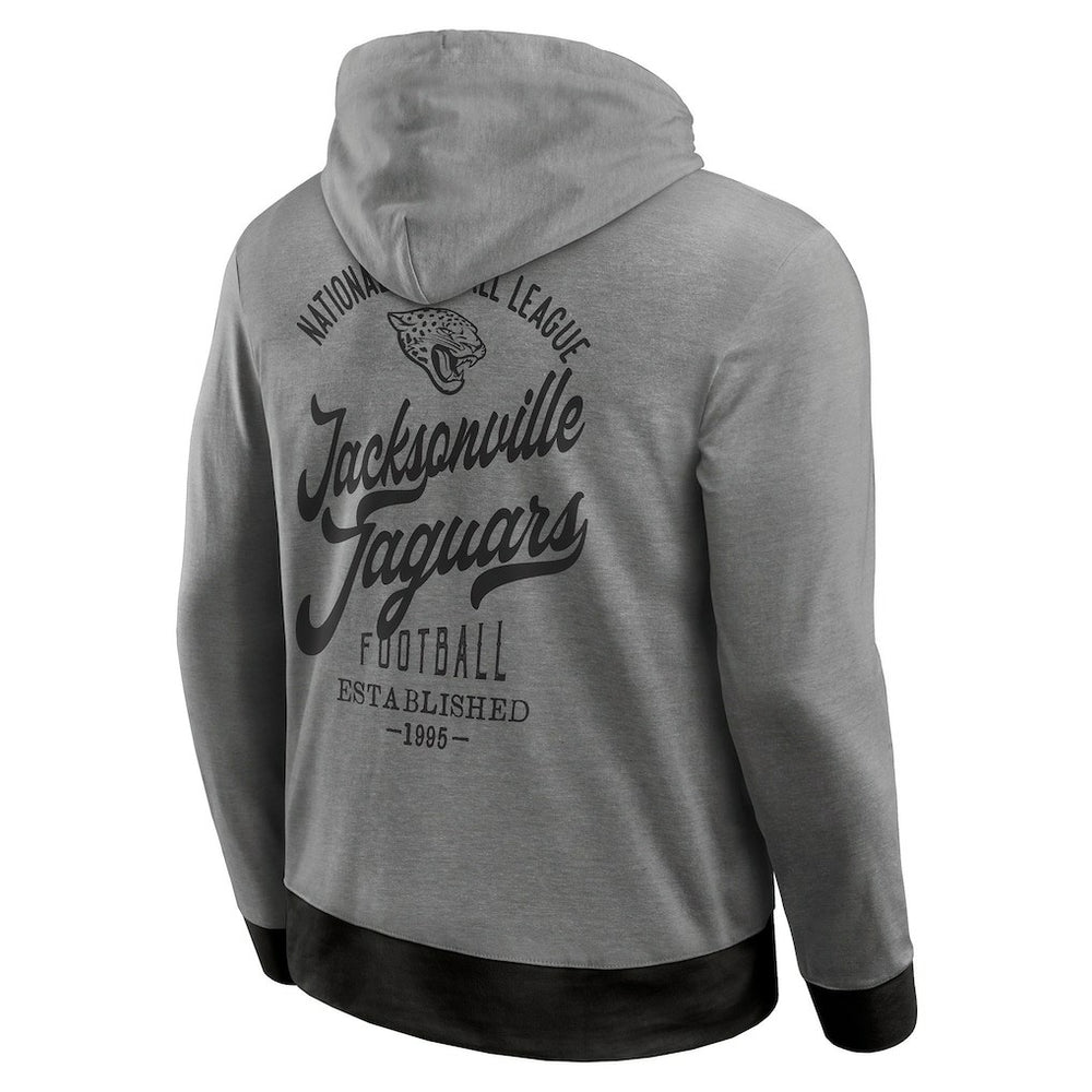 Jacksonville Jaguars Darius Rucker Collection Tonal Knit Pullover Hoodie - Black Hoodies