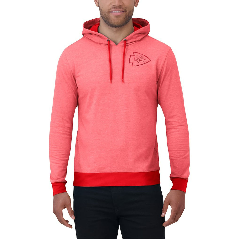 Kansas City Chiefs Darius Rucker Collection Tonal Knit Pullover Hoodie - Red Hoodies