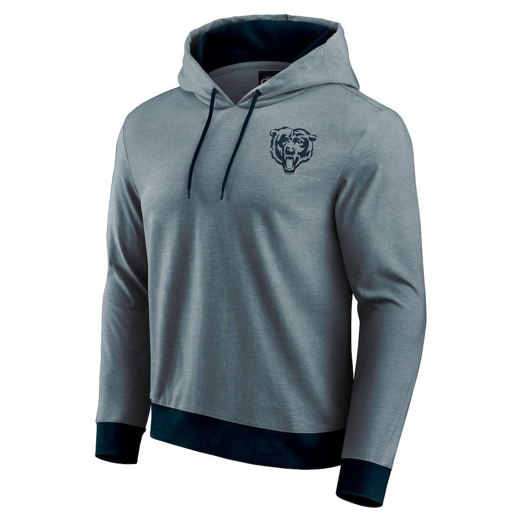 Chicago Bears Darius Rucker Collection Tonal Knit Pullover Hoodie - Navy Hoodies