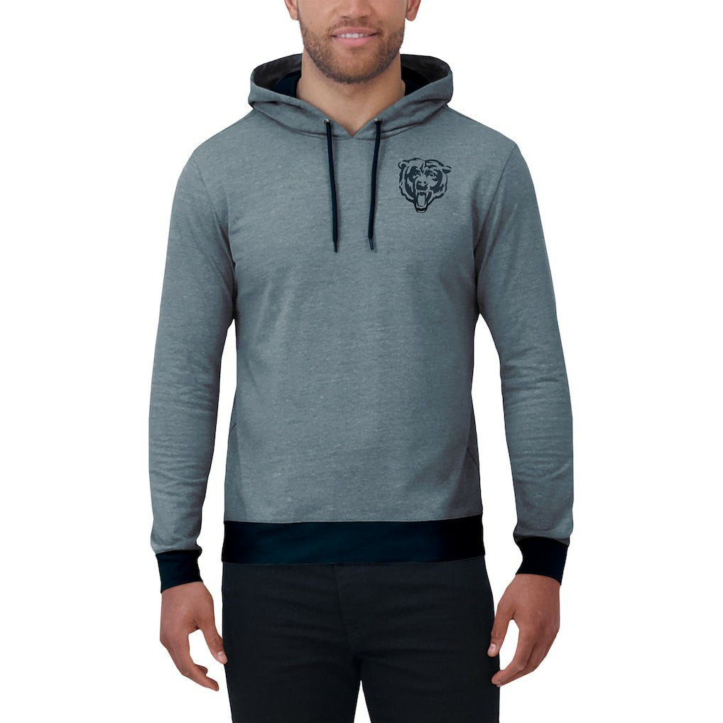 Chicago Bears Darius Rucker Collection Tonal Knit Pullover Hoodie - Navy Hoodies