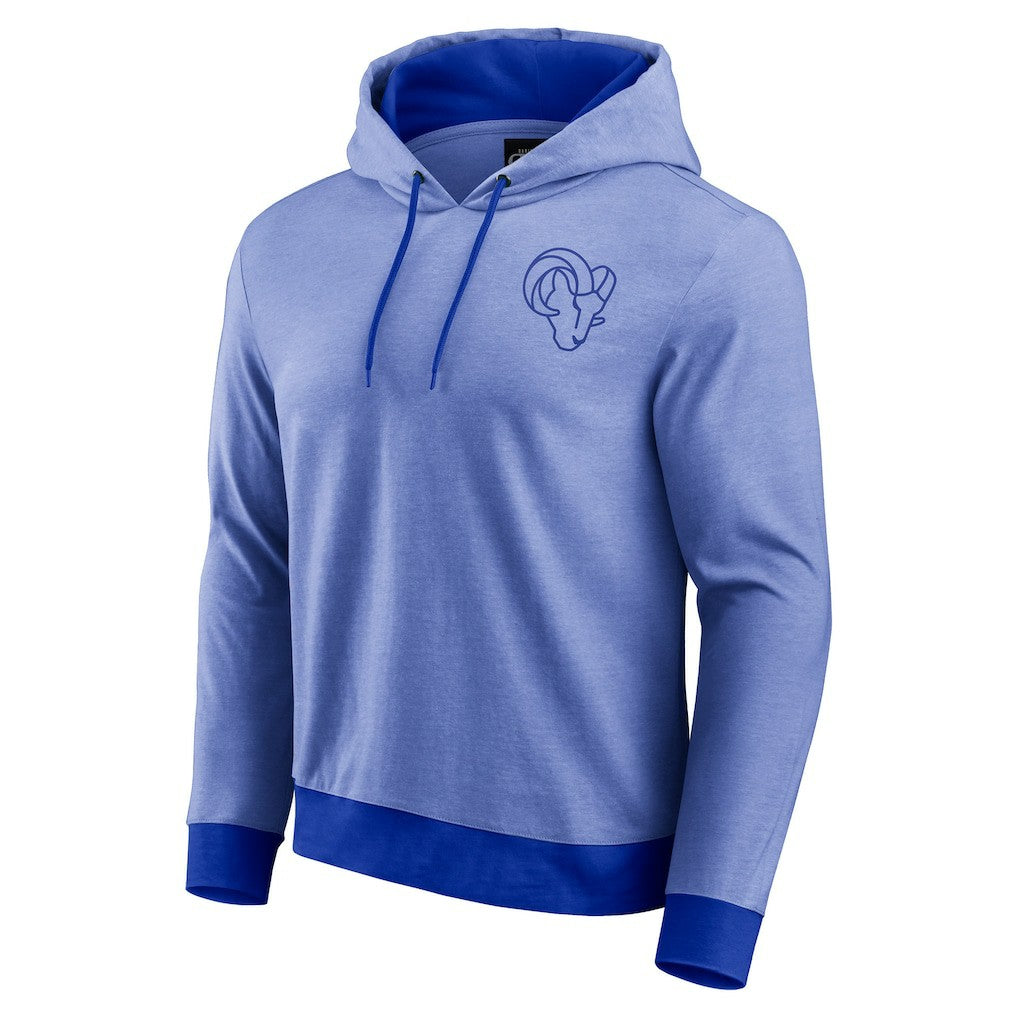 Los Angeles Rams Darius Rucker Collection Tonal Knit Pullover Hoodie - Royal Hoodies