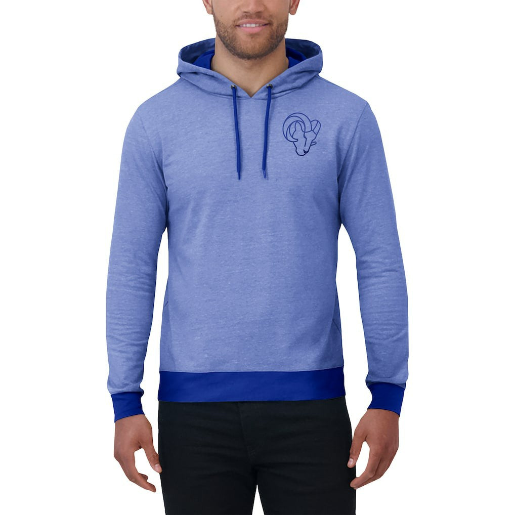 Los Angeles Rams Darius Rucker Collection Tonal Knit Pullover Hoodie - Royal Hoodies