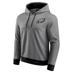 Philadelphia Eagles Darius Rucker Collection Tonal Knit Pullover Hoodie - Gray Hoodies