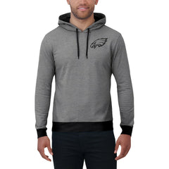 Philadelphia Eagles Darius Rucker Collection Tonal Knit Pullover Hoodie - Gray Hoodies