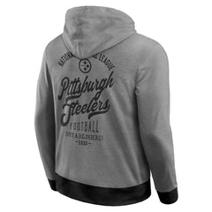 Pittsburgh Steelers Darius Rucker Collection Tonal Knit Pullover Hoodie - Black Hoodies