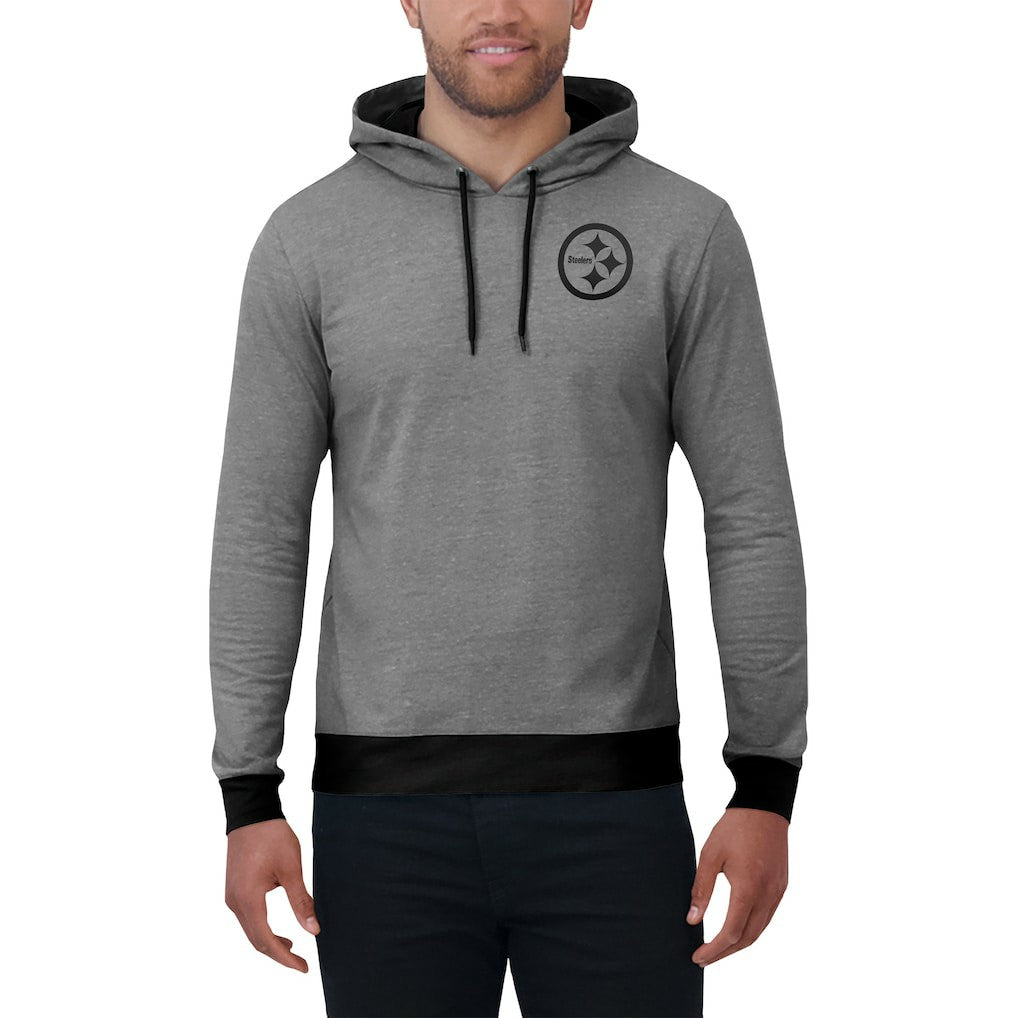 Pittsburgh Steelers Darius Rucker Collection Tonal Knit Pullover Hoodie - Black Hoodies