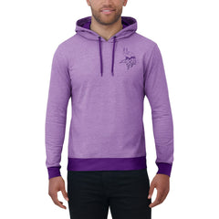 Minnesota Vikings Darius Rucker Collection Tonal Knit Pullover Hoodie - Purple Hoodies