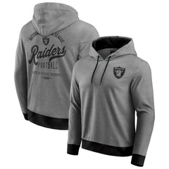 Las Vegas Raiders Darius Rucker Collection Tonal Knit Pullover Hoodie - Black Hoodies