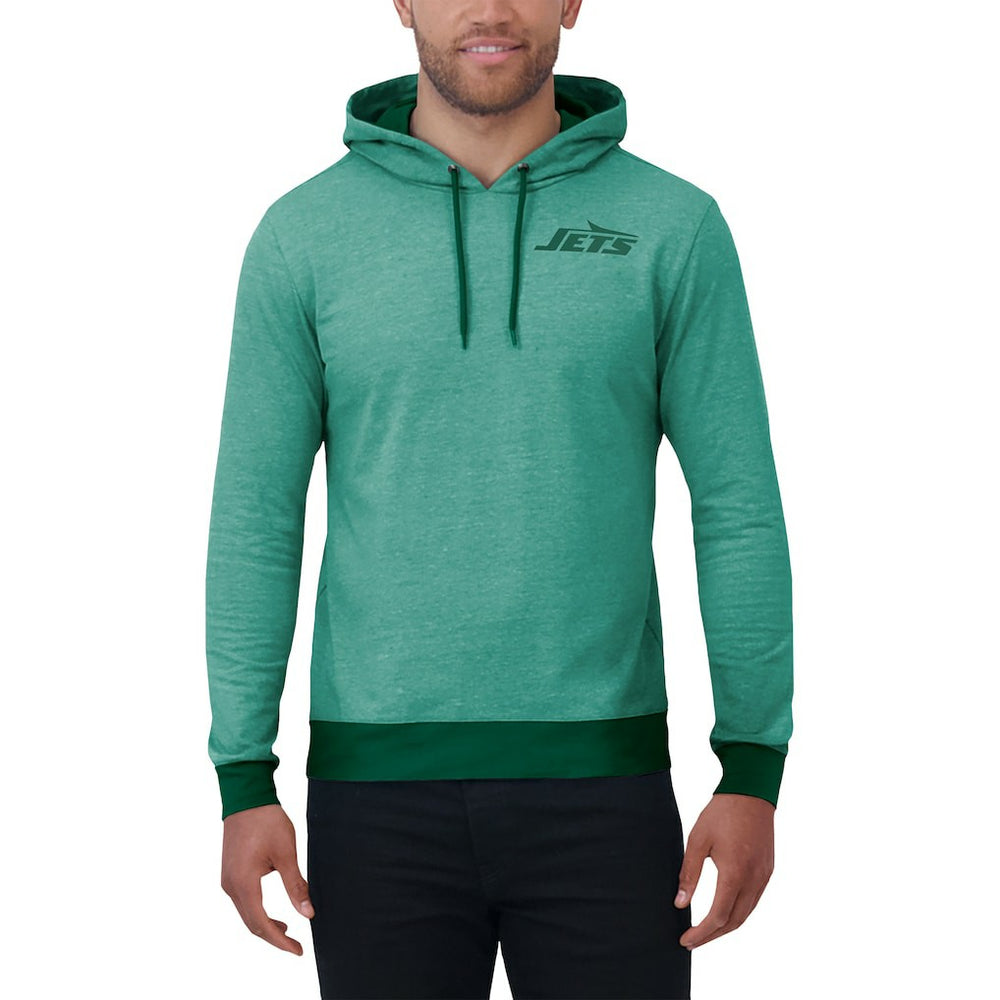 New York Jets Darius Rucker Collection Tonal Knit Pullover Hoodie - Green Hoodies