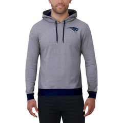 New England Patriots Darius Rucker Collection Tonal Knit Pullover Hoodie - Navy Hoodies