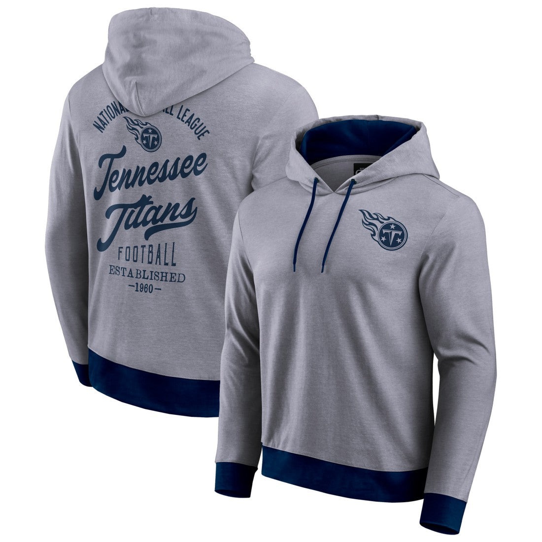 Tennessee Titans Darius Rucker Collection Tonal Knit Pullover Hoodie - Navy Hoodies