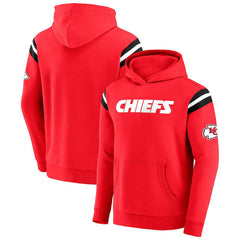 Kansas City Chiefs Darius Rucker Collection Football Washed Pullover Hoodie - Red Hoodies