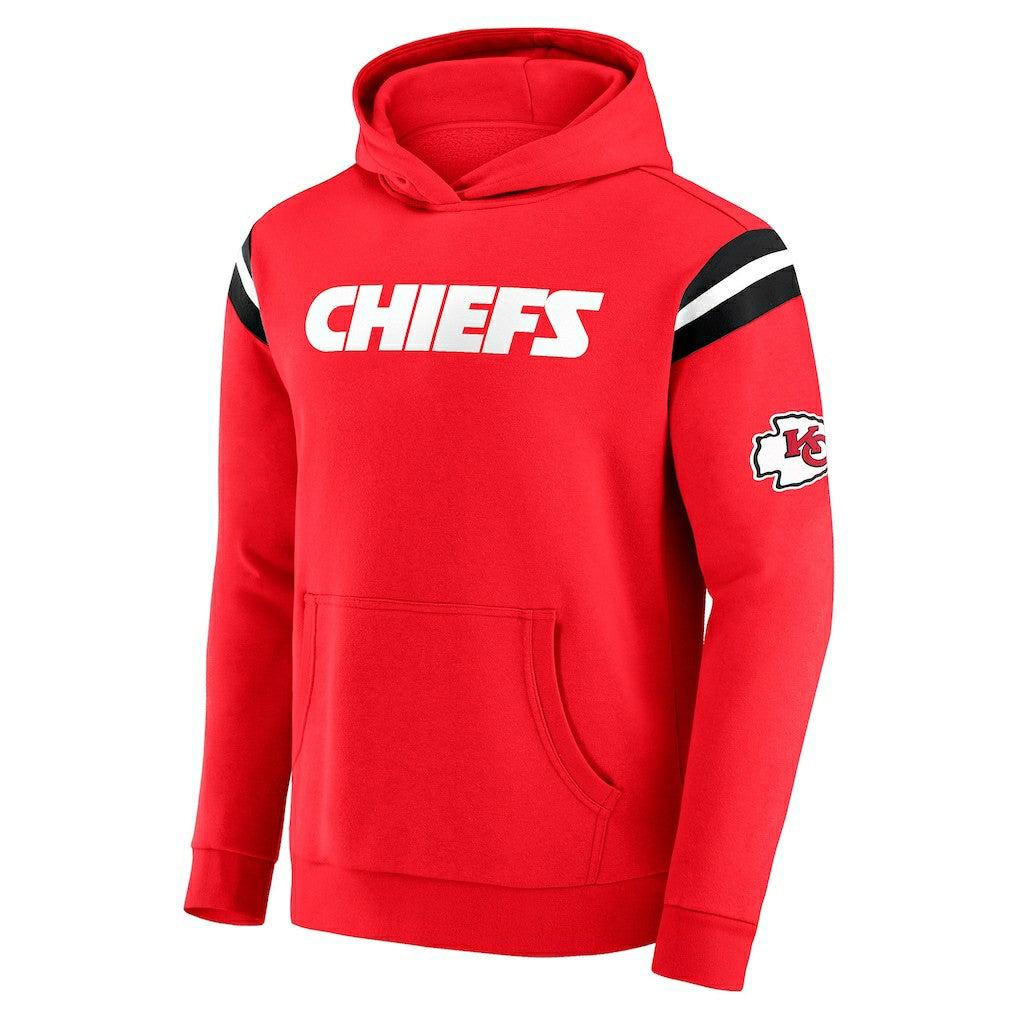 Kansas City Chiefs Darius Rucker Collection Football Washed Pullover Hoodie - Red Hoodies