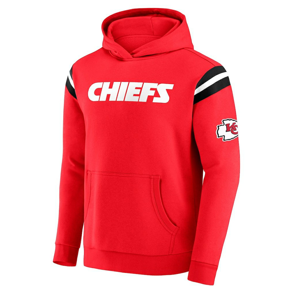 Kansas City Chiefs Darius Rucker Collection Football Washed Pullover Hoodie - Red Hoodies