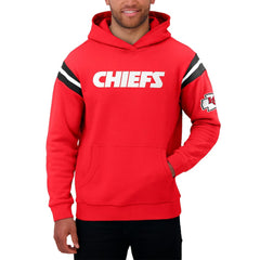 Kansas City Chiefs Darius Rucker Collection Football Washed Pullover Hoodie - Red Hoodies