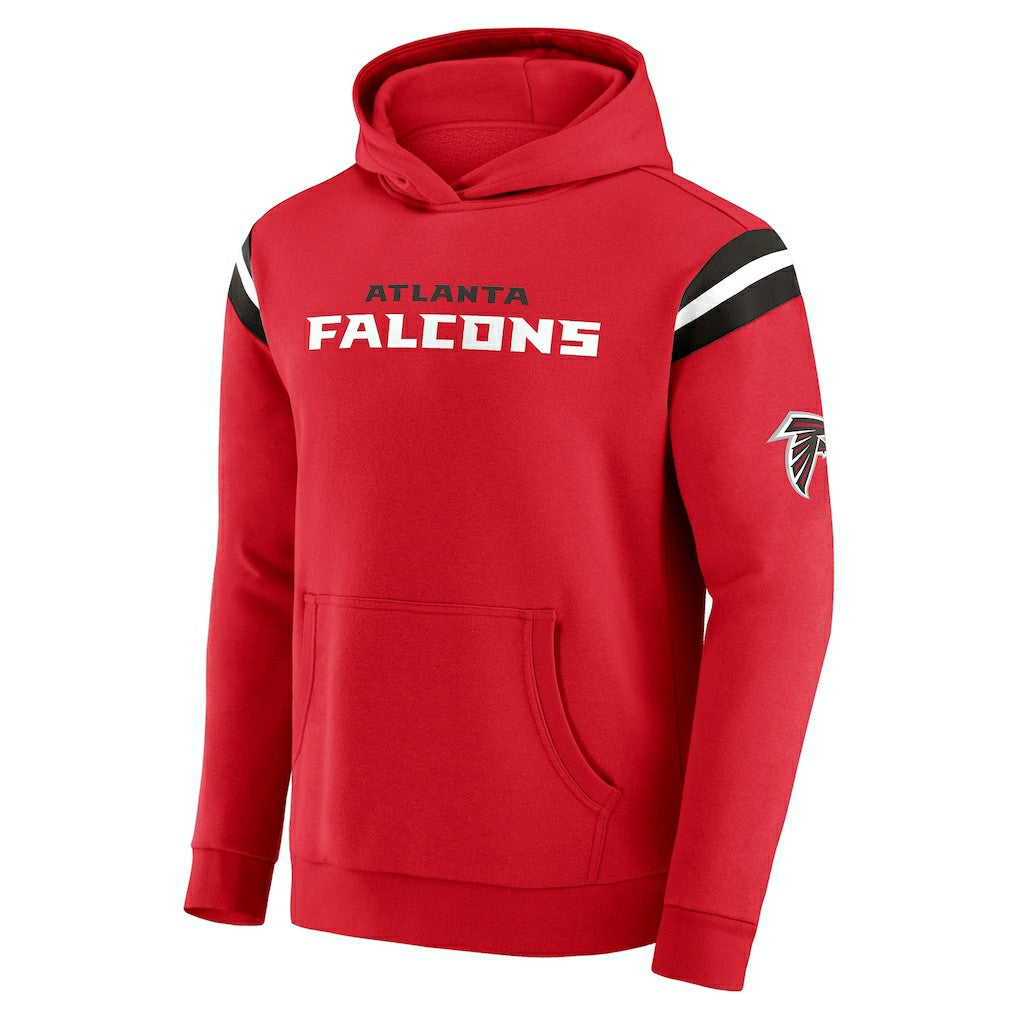 Atlanta Falcons Darius Rucker Collection Football Washed Pullover Hoodie - Red Hoodies