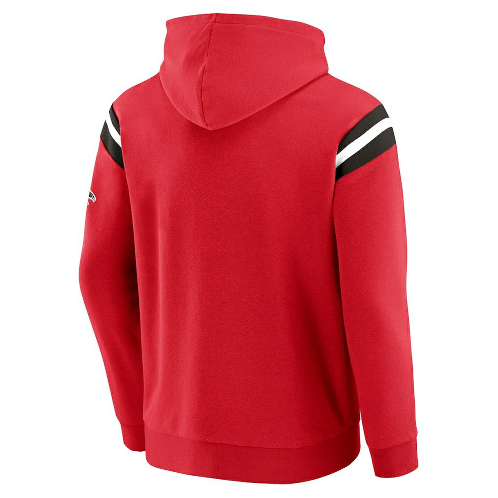Atlanta Falcons Darius Rucker Collection Football Washed Pullover Hoodie - Red Hoodies