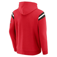 Atlanta Falcons Darius Rucker Collection Football Washed Pullover Hoodie - Red Hoodies