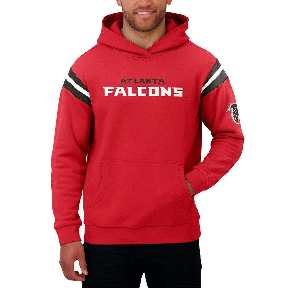 Atlanta Falcons Darius Rucker Collection Football Washed Pullover Hoodie - Red Hoodies