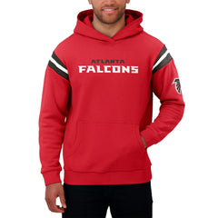Atlanta Falcons Darius Rucker Collection Football Washed Pullover Hoodie - Red Hoodies