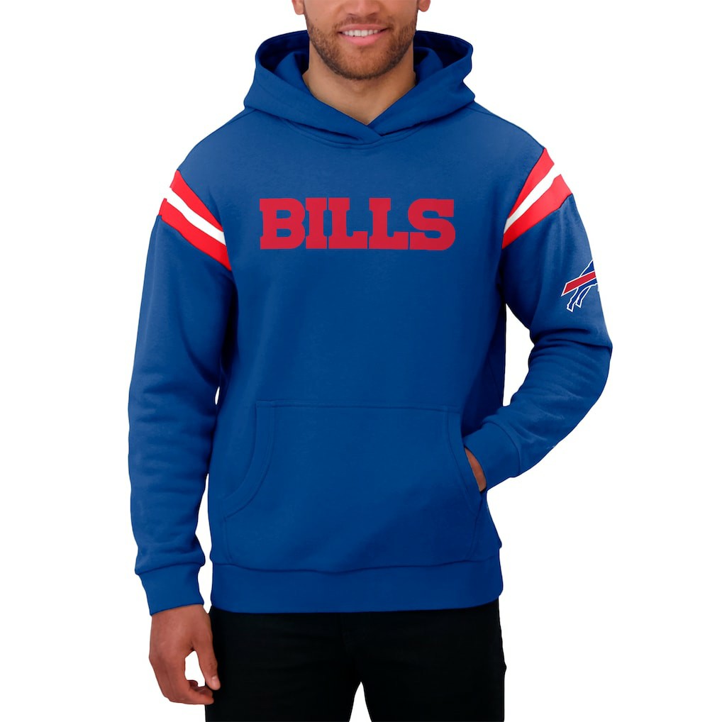 Buffalo Bills Darius Rucker Collection Football Washed Pullover Hoodie - Royal Hoodies
