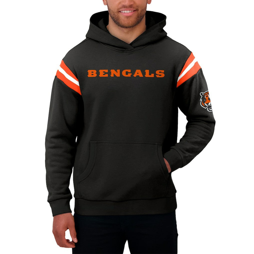 Cincinnati Bengals Darius Rucker Collection Football Washed Pullover Hoodie - Charcoal Hoodies