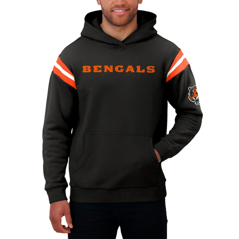 Cincinnati Bengals Darius Rucker Collection Football Washed Pullover Hoodie - Charcoal Hoodies