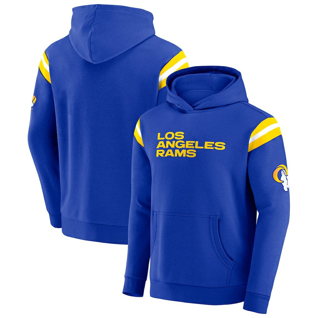 Los Angeles Rams Darius Rucker Collection Football Washed Pullover Hoodie - Royal Hoodies