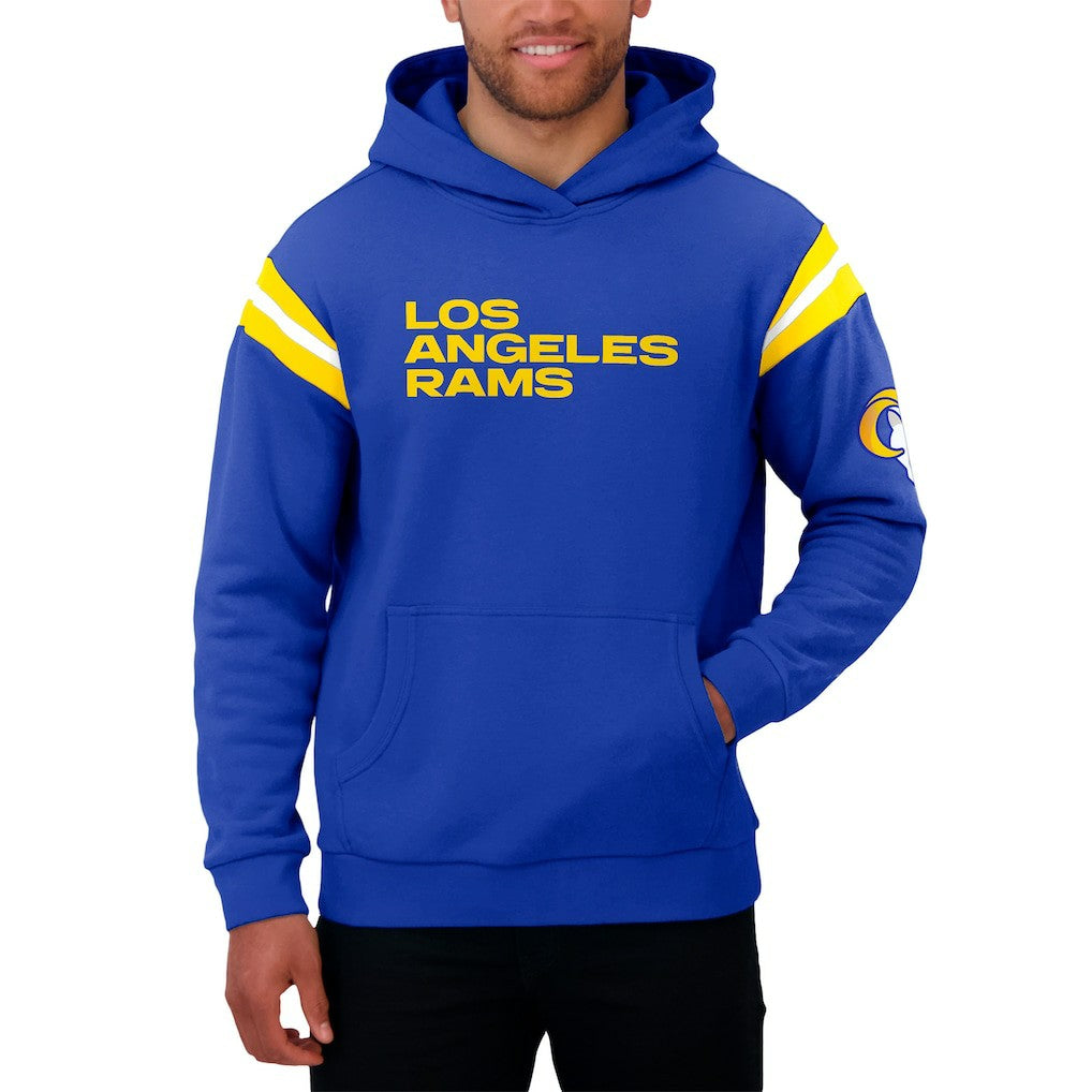 Los Angeles Rams Darius Rucker Collection Football Washed Pullover Hoodie - Royal Hoodies