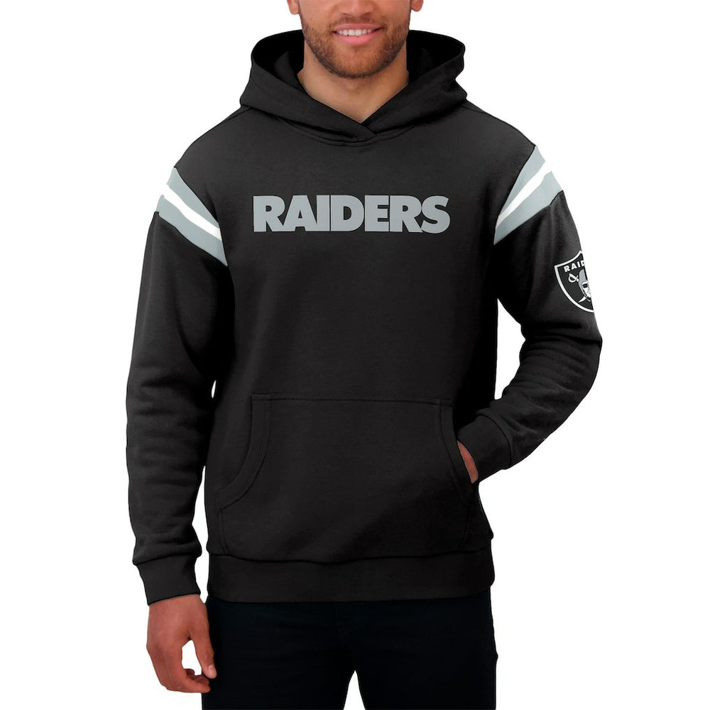 Las Vegas Raiders Darius Rucker Collection Football Washed Pullover Hoodie - Black Hoodies