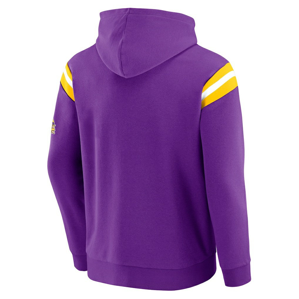 Minnesota Vikings Darius Rucker Collection Football Washed Pullover Hoodie - Purple Hoodies