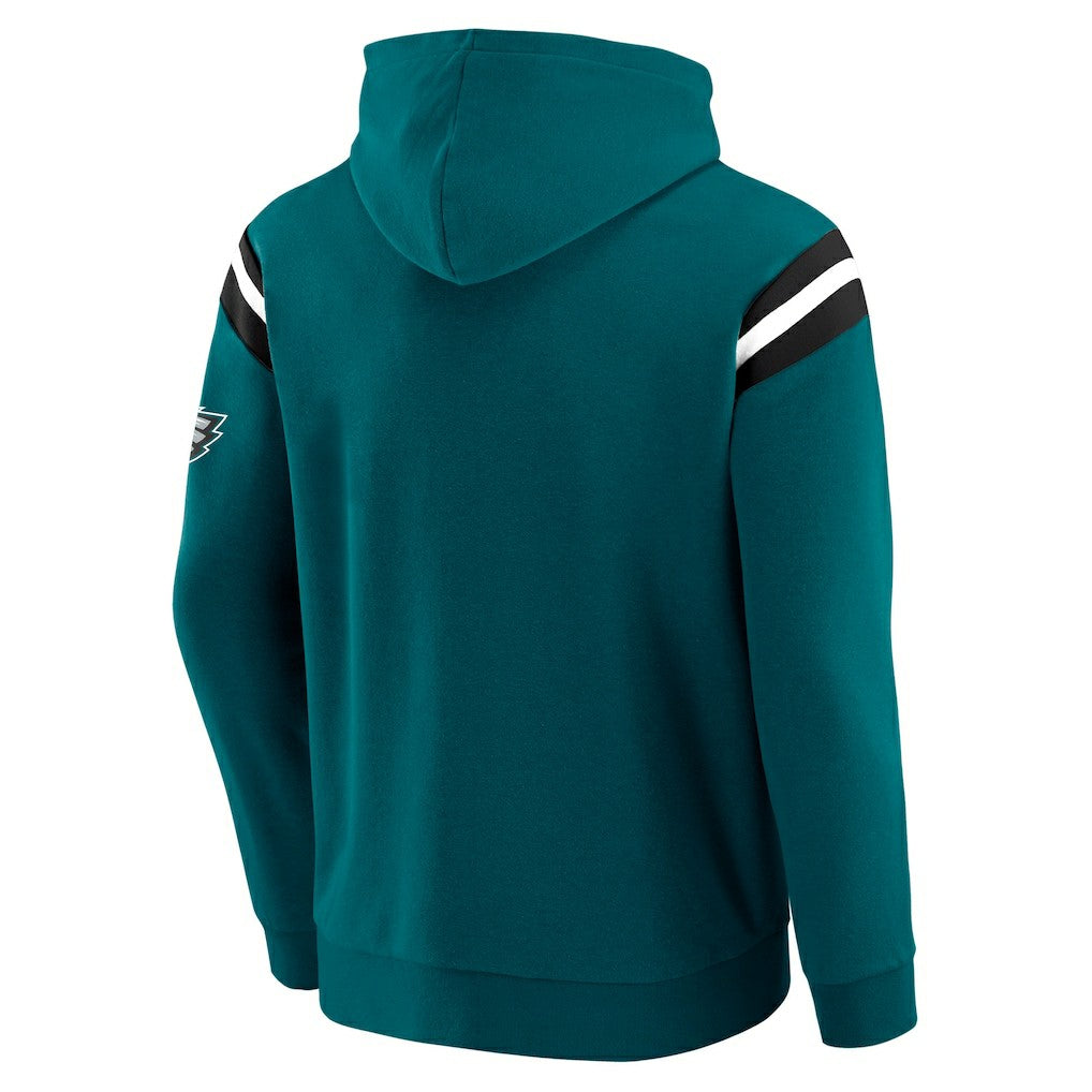 Philadelphia Eagles Darius Rucker Collection Football Washed Pullover Hoodie - Green Hoodies