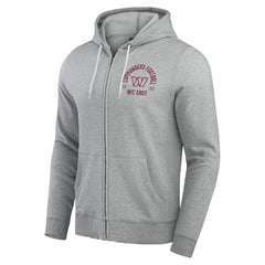 Washington Commanders Darius Rucker Collection Vintage Stripe Full-Zip Hoodie - Heather Gray Hoodies