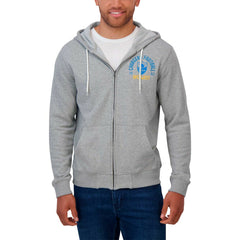 Los Angeles Chargers Darius Rucker Collection Vintage Stripe Full-Zip Hoodie - Heather Gray Hoodies