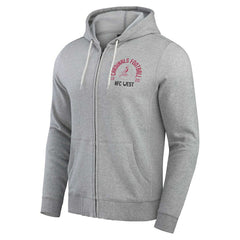 Arizona Cardinals Darius Rucker Collection Vintage Stripe Full-Zip Hoodie - Heather Gray Hoodies